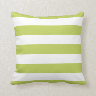 Modern Chartreuse och White Rand Kudde
