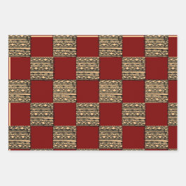 Modern Checkerboard Geometric pattern 