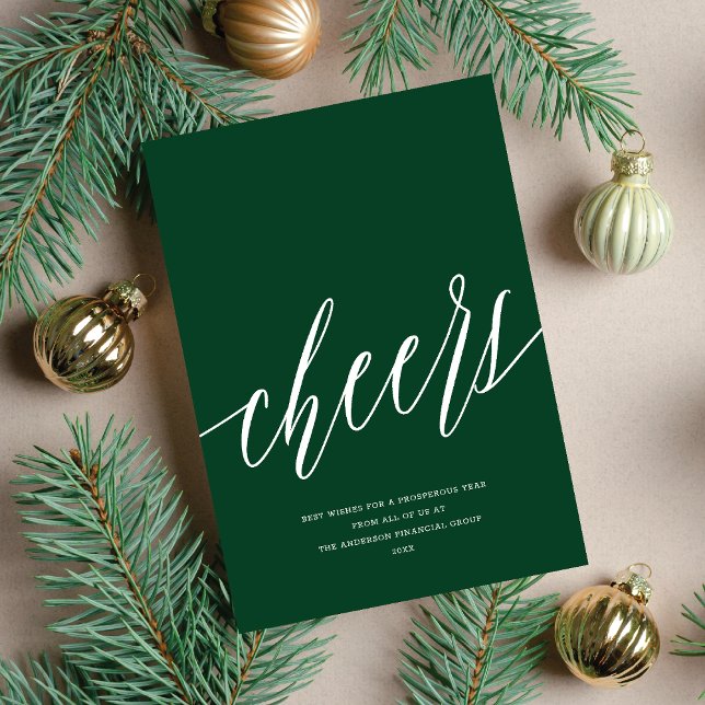 Modern Cheers-Helgdag, ej fotokort Julkort (Skapare uppladdad)