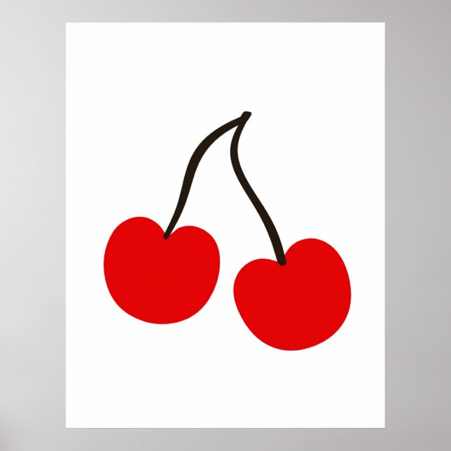 Modern Cherries skriver ut eller poster för ditt k (Framsidan)