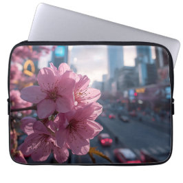 Modern Cherry Blossom 13' Laptop Fodral