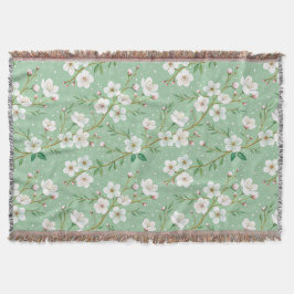 Modern Cherry Blossoms Winter Filt