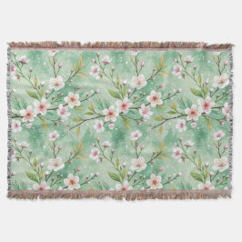 Modern Cherry Blossoms Winter Filt