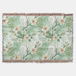 Modern Cherry Blossoms Winter Filt