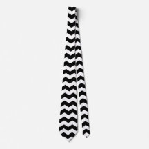 Modern Chevron Black and White Mönster