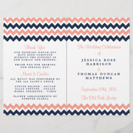 Modern Chevron Bröllop Collection- Rosa & flottan