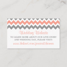 Modern Chevron Bröllop Collection- Rosa & Grått