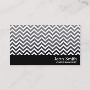 Modern Chevron Cosmetolog-Affärskort Visitkort