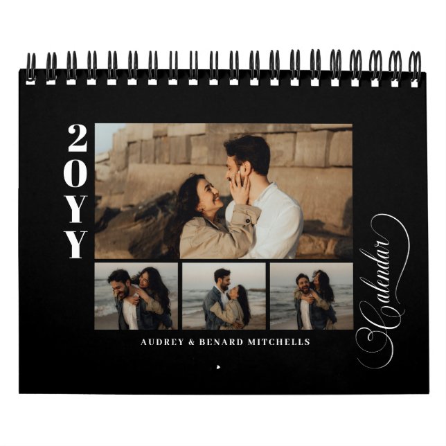 Modern Chic 4 Foto Collage 53 bilder  Kalender (Omslag)