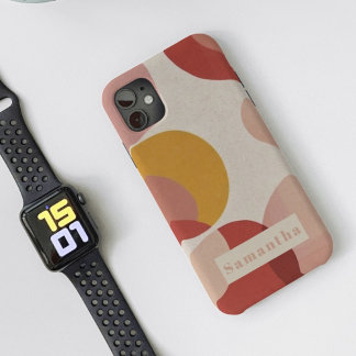 Modern Chic Abstrakt Circle Monograme