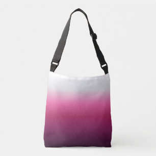 modern chic abstrakt magenta  burgundi maronombre axelväska