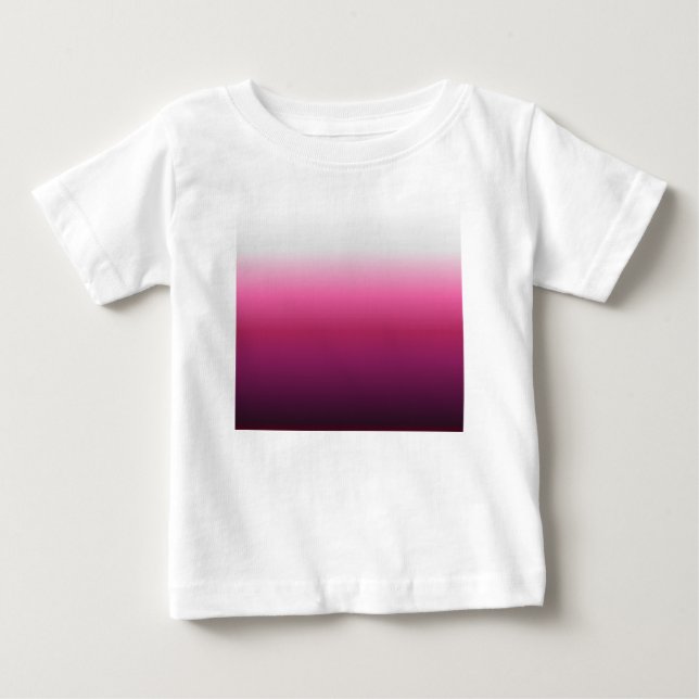 modern chic abstrakt magenta  burgundi maronombre t shirt (Framsida)