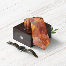 Modern Chic Abstrakt Terracotta Rust Brown