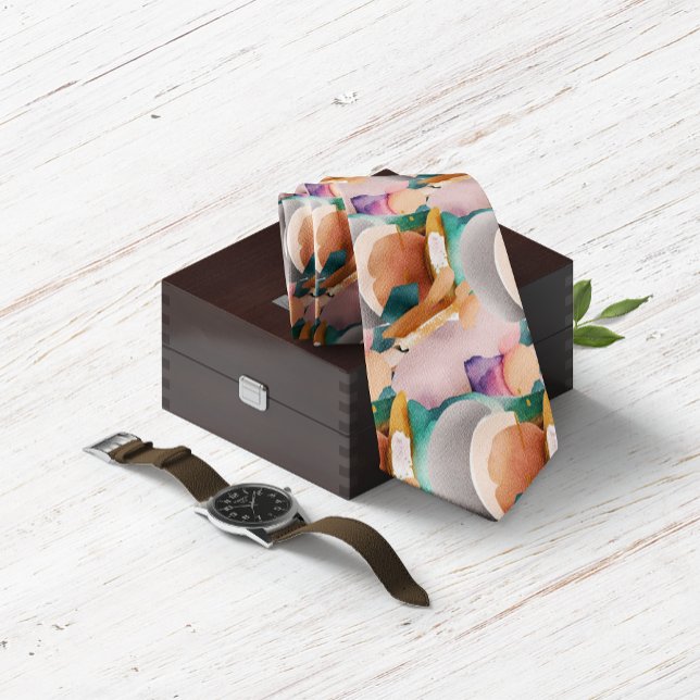 Modern Chic Abstrakt Terracotta Teal Slips (Skapare uppladdad)