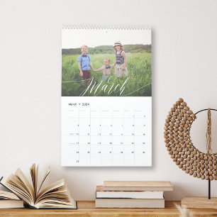 Modern Chic ANPASSADE FÄRG 12-foto Kalender