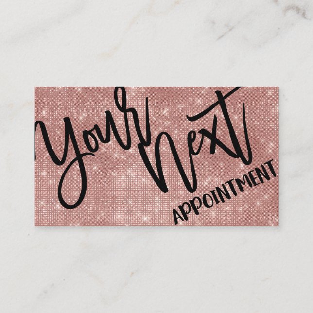 Modern Chic av saquiner från Glitter i den flamlän Tidsbeställning Kort (Framsida)