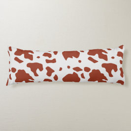 Modern Chic Ayrshire Cow Animal Print Mönster Kroppskudde