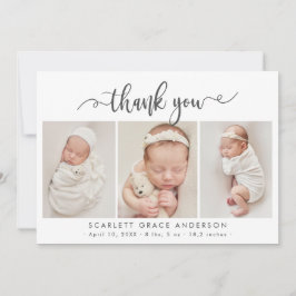 Modern Chic Baby 3 Photo Collage Tack