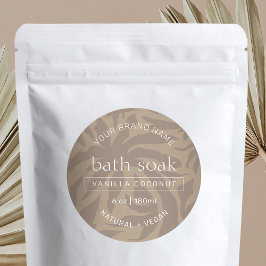 Modern Chic Bath & Body Product Watersecure för El Klistermärke