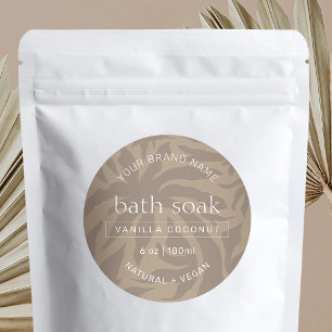 Modern Chic Bath & Body Product Watersecure för El Klistermärke