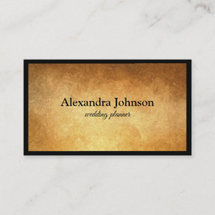 Modern Chic Black and Gold Foil Luxury Business Ca Visitkort