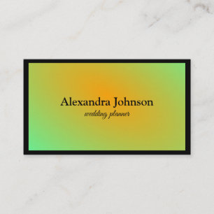 Modern Chic Black and Gold Foil Luxury Visitkort