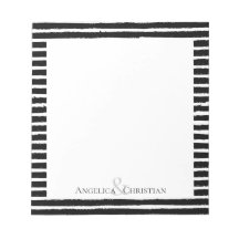 Modern Chic Black Rand Par Stationery