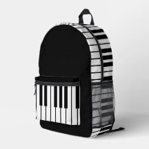 Modern Chic Black & White Piano Tangentbord