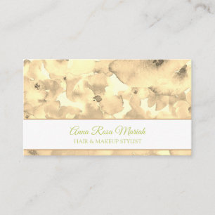 *~* Modern Chic Blommönster Girly Spa Beauty Visitkort