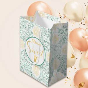 Modern Chic Boho Blommigt Sweet 16 Födelsedagsfest