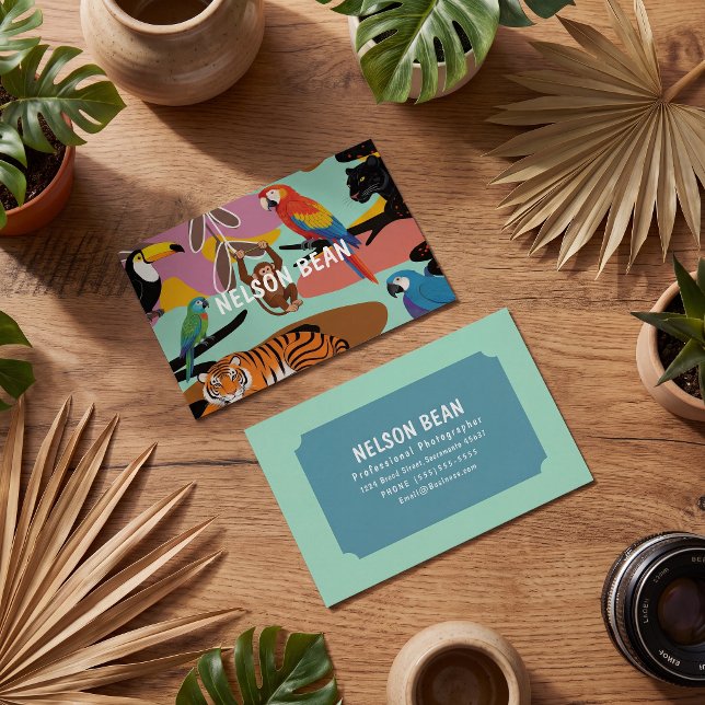 Modern chic bright and bold professional  visitkort (Skapare uppladdad)