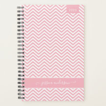 Modern Chic Chevron Zigzag  Rosa Girly-skript