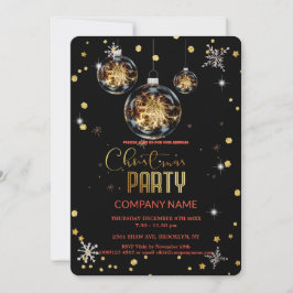 Modern Chic Corporate jul Party Inbjudningar