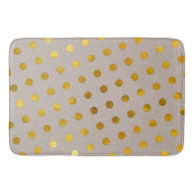 Modern Chic Elegant Enkel titel & Guld Polka dots