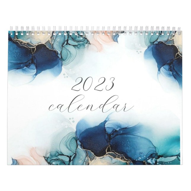Modern chic-elegant för trendig 2023-kalender kalender (Omslag)