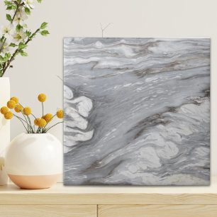 modern chic enkel, minimalistisk vit grått marble kakelplatta