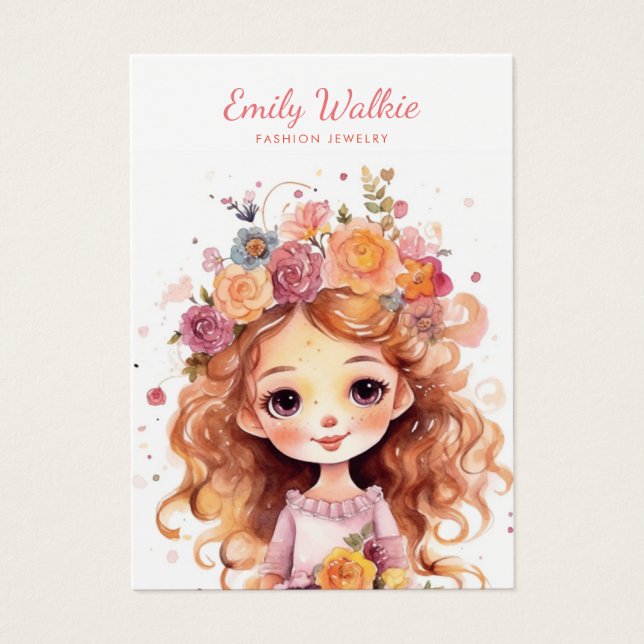 Modern Chic - enkelt Visning för judavläsning Visitkort (Framsidan)