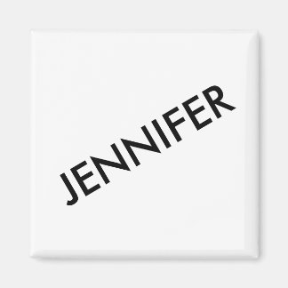 Modern Chic Extravagant Namn IT Personlig Magnet