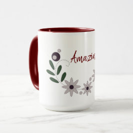 Modern Chic Fantastisk Blommig Mugg