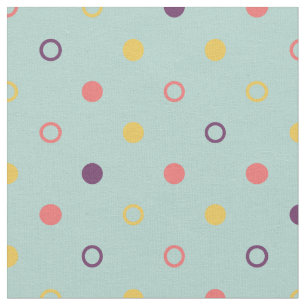 Modern chic färglös polka dots geometrisk mönster tyg