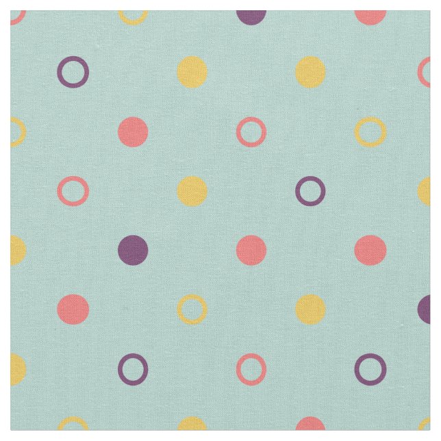 Modern chic färglös polka dots geometrisk mönster tyg (Närbild)