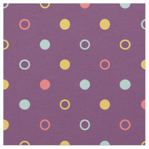 Modern chic färglös polka dots geometrisk mönster tyg