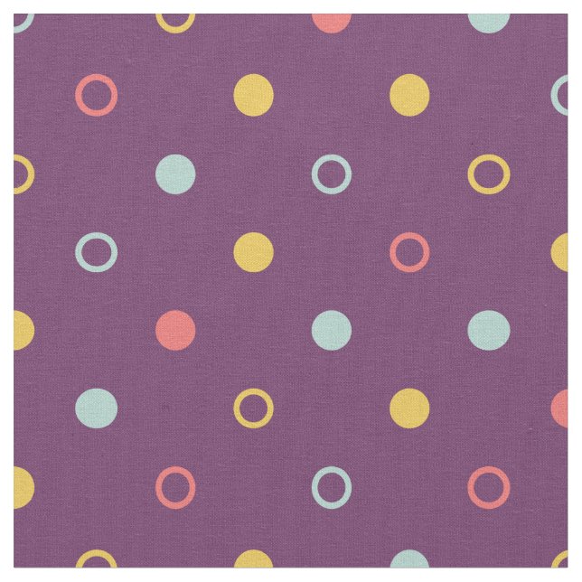 Modern chic färglös polka dots geometrisk mönster tyg (Närbild)