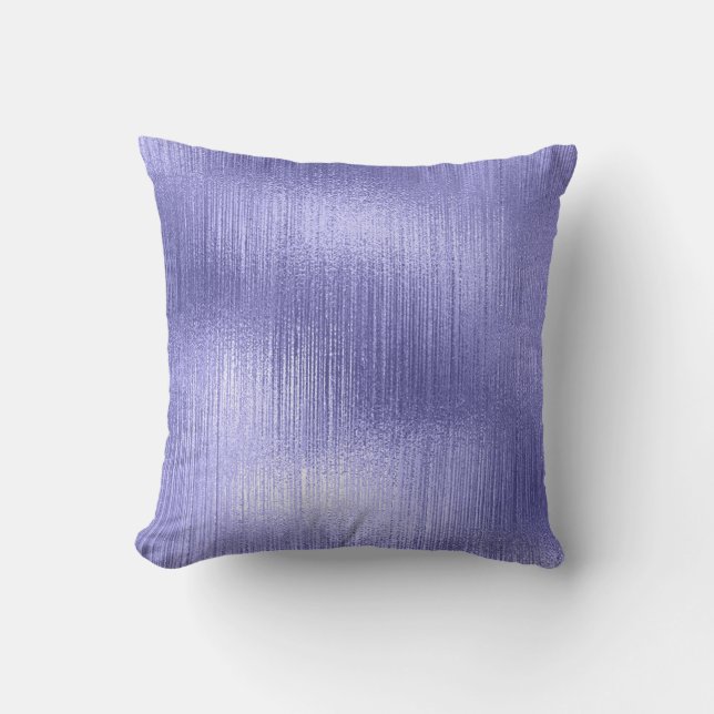 Modern Chic för Metallic Mönster Snyggt Kudde (Framsida)