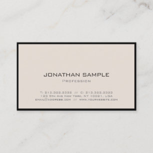 Modern Chic för Professionell av minimalistisk El Visitkort