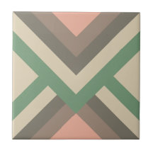 Modern Chic Geometric Pastel Färg