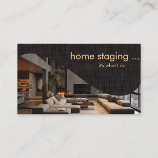 Modern Chic Hem Inredning Visitkort