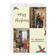 Modern Chic Holly Berries God jul 2 Photo