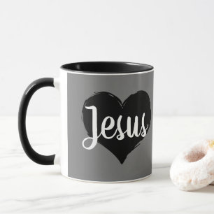 modern chic I HEART JESUS Mugg