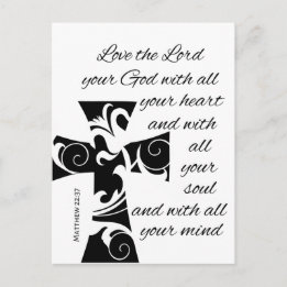 modern chic KOR + BIBLE VERSE | Vykort